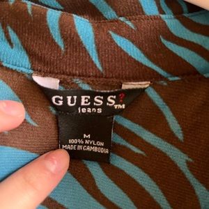 GUESS ZEBRA SHIRT
